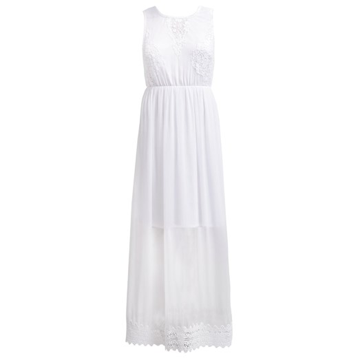 Vero Moda VMGRACE Długa sukienka bright white zalando  abstrakcyjne wzory