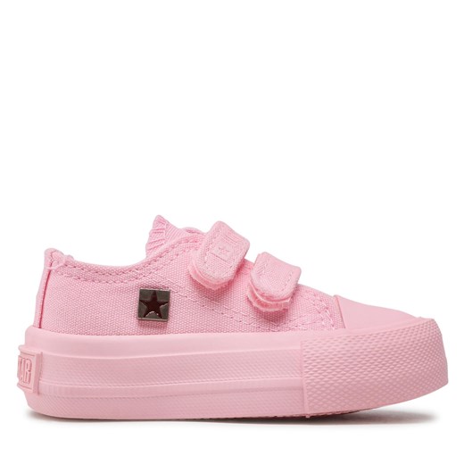 Trampki Big Star Shoes JJ374040 Lt. Pink ze sklepu eobuwie.pl w kategorii Buciki niemowlęce - zdjęcie 171146485