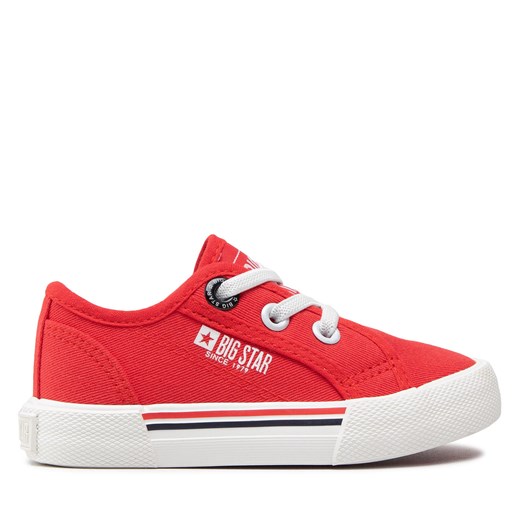 Tenisówki Big Star Shoes JJ374167 Red ze sklepu eobuwie.pl w kategorii Trampki dziecięce - zdjęcie 171146509
