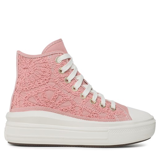 Trampki Converse Chuck Taylor All Star Move A03951C Beige/Red Converse 38 eobuwie.pl