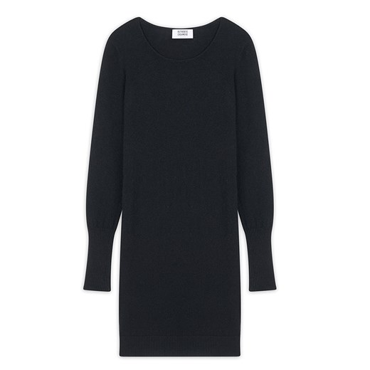 AUTHENTIC CASHMERE Kaszmirowa sukienka &quot;Armet&quot; w kolorze czarnym ze sklepu Limango Polska w kategorii Sukienki - zdjęcie 171146957