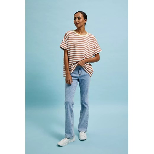 Bluza w paski brązowa XL Moodo.pl