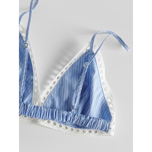 Reserved - Bieliźniany top - niebieski Reserved M Reserved