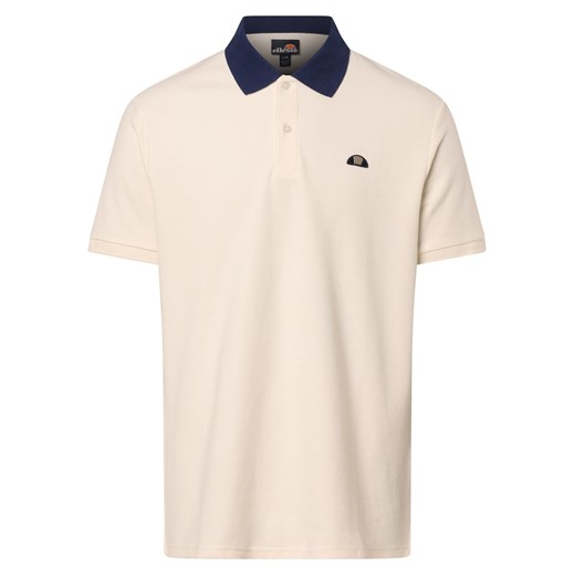 ellesse Męska koszulka polo - Agoza Mężczyźni Bawełna écru jednolity ze sklepu vangraaf w kategorii T-shirty męskie - zdjęcie 171149006