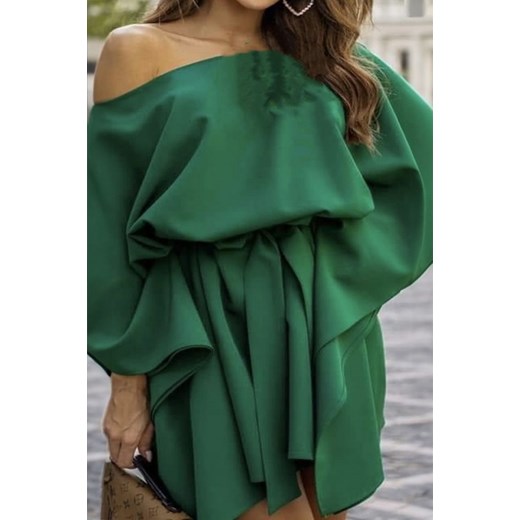 Sukienka LARIONA GREEN uniwersalny okazja Ivet Shop