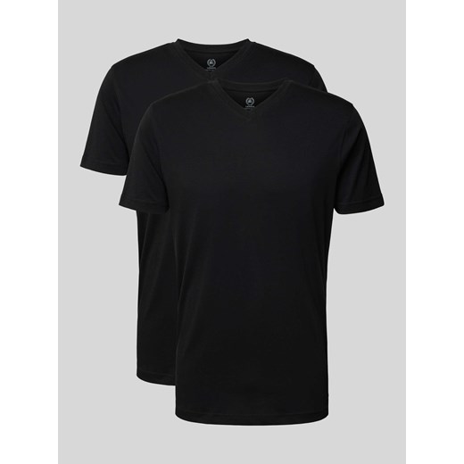 T-shirt z dekoltem w serek ze sklepu Peek&Cloppenburg  w kategorii T-shirty męskie - zdjęcie 171149439