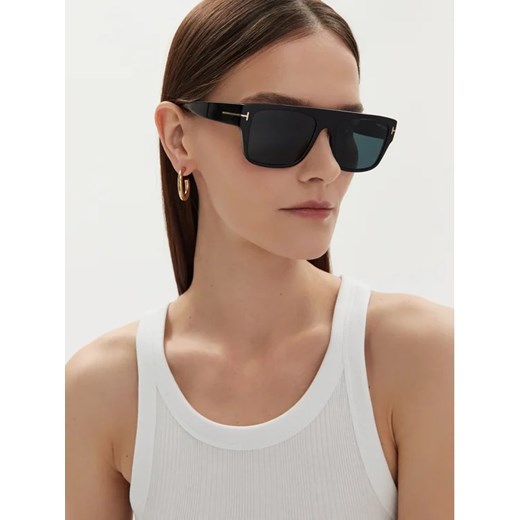 Tom Ford Okulary przeciwsłoneczne Dunning FT0907/S 01V Czarny Tom Ford 55 MODIVO