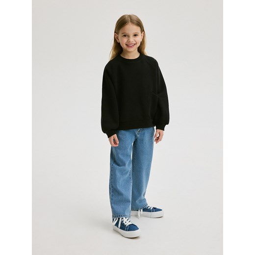 Reserved - Bluza z naszywką - czarny ze sklepu Reserved w kategorii Bluzy dziewczęce - zdjęcie 171150727