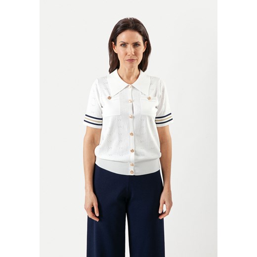 Dzianinowa bluzka w marynarskim stylu ze sklepu Molton w kategorii Bluzki damskie - zdjęcie 171150918