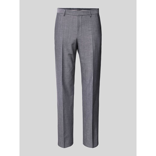 Spodnie do garnituru o kroju regular fit z dodatkiem żywej wełny model ‘Leon’ ze sklepu Peek&Cloppenburg  w kategorii Spodnie męskie - zdjęcie 171153809