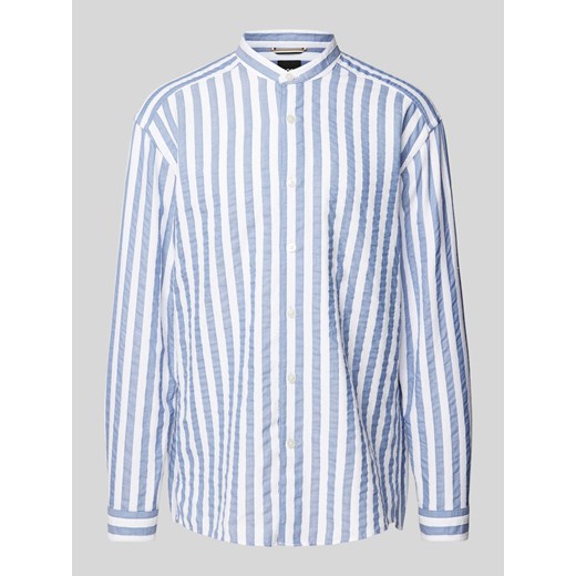 Koszula casualowa ze stójką model ‘Cole’ ze sklepu Peek&Cloppenburg  w kategorii Koszule męskie - zdjęcie 171153999
