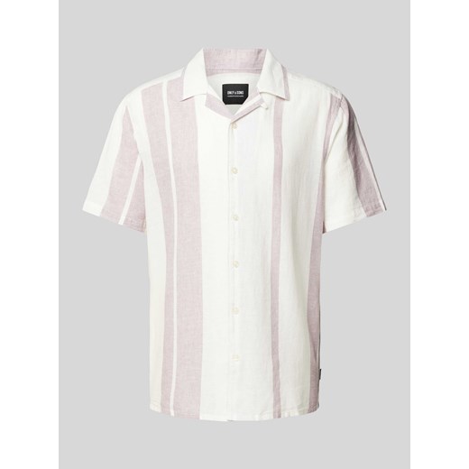 Koszula casualowa z kołnierzem z połami model ‘CAIDEN’ ze sklepu Peek&Cloppenburg  w kategorii Koszule męskie - zdjęcie 171154077