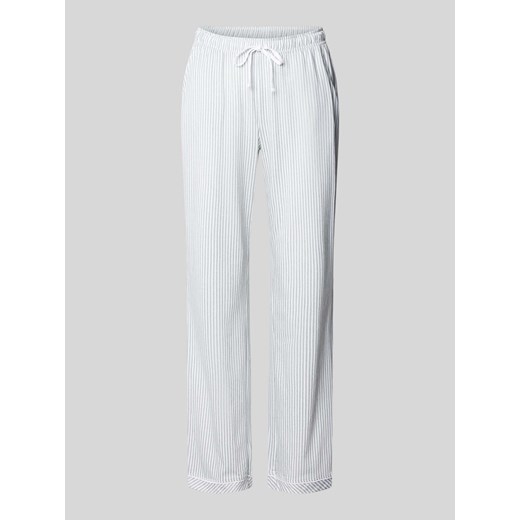 Spodnie od piżamy z mieszanki bawełny i wiskozy ze sklepu Peek&Cloppenburg  w kategorii Piżamy damskie - zdjęcie 171154078