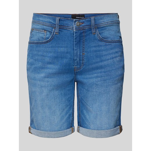 Szorty jeansowe o kroju regular fit z 5 kieszeniami ze sklepu Peek&Cloppenburg  w kategorii Spodenki męskie - zdjęcie 171154177