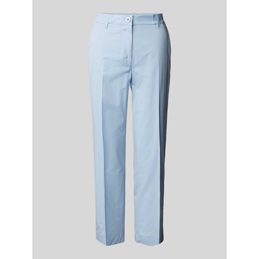 Spodnie materiałowe o kroju regular fit z kantami ze sklepu Peek&Cloppenburg  w kategorii Spodnie damskie - zdjęcie 171154486