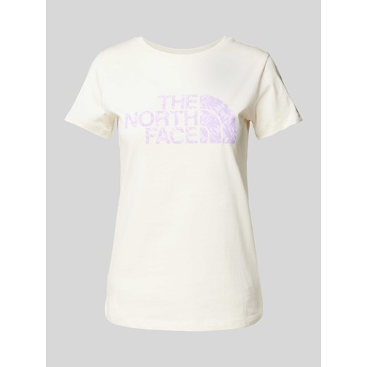 T-shirt z nadrukiem z logo model ‘EASY’ ze sklepu Peek&Cloppenburg  w kategorii Bluzki damskie - zdjęcie 171154556