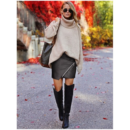 DOPASOWANA SPÓDNICA MINI - czarny Pakuten uniwersalny wyprzedaż pakuten.pl