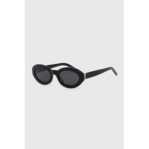 Saint Laurent okulary przeciwsłoneczne damskie kolor czarny SL M136 Saint Laurent 52 ANSWEAR.com