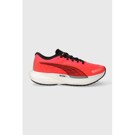 Puma buty do biegania Deviate Nitro 2 kolor czerwony ze sklepu ANSWEAR.com w kategorii Buty sportowe damskie - zdjęcie 171159125