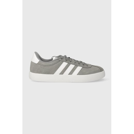 adidas sneakersy skórzane COURT kolor szary ID6276 ze sklepu ANSWEAR.com w kategorii Buty sportowe męskie - zdjęcie 171161428