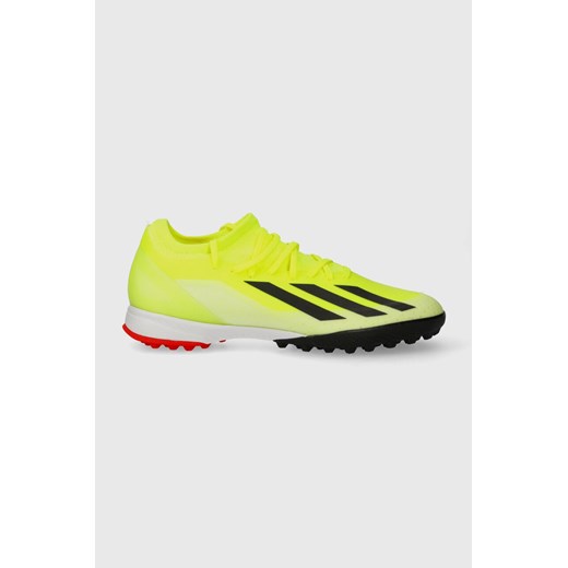 adidas Performance obuwie piłkarskie turfy X Crazyfast League kolor żółty IF0698 ze sklepu ANSWEAR.com w kategorii Buty sportowe męskie - zdjęcie 171162078