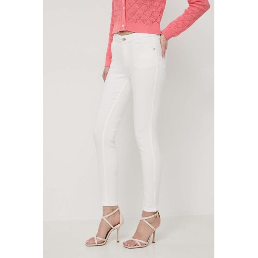 Morgan jeansy damskie kolor biały ze sklepu ANSWEAR.com w kategorii Jeansy damskie - zdjęcie 171162246
