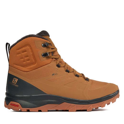 Trekkingi Salomon Outblast Thinsulate™ Climasalomon™ Waterproof L47382500 Rubber/Phantom/Gum8 ze sklepu eobuwie.pl w kategorii Buty trekkingowe męskie - zdjęcie 171168899