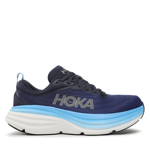 Buty do biegania Hoka Bondi 8 1123202 Granatowy ze sklepu eobuwie.pl w kategorii Buty sportowe męskie - zdjęcie 171168985