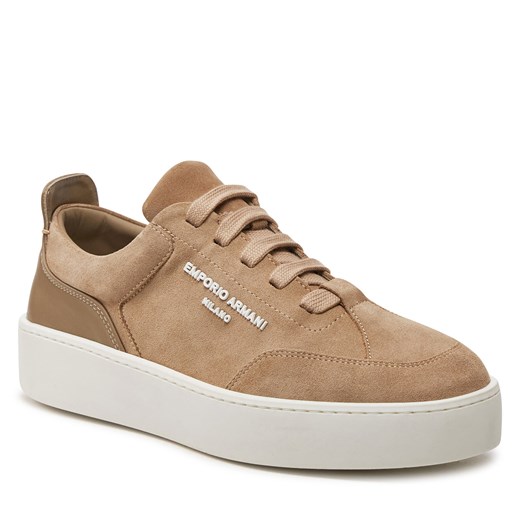 Trampki damskie Emporio Armani sznurowane sportowe