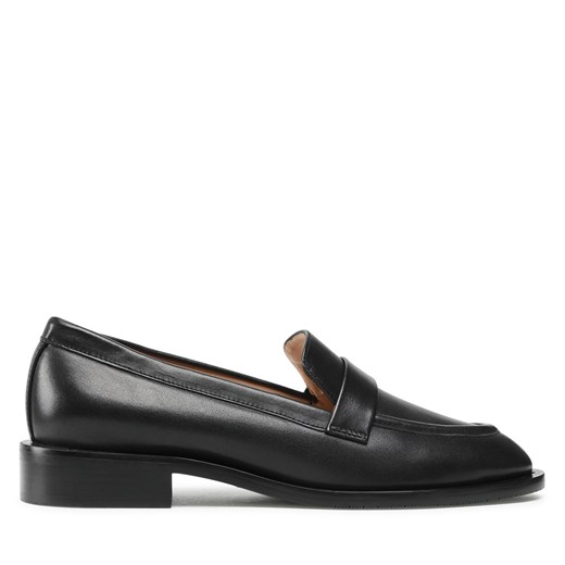 Lordsy Stuart Weitzman Palmer Sleek Loafer S5987 Black ze sklepu eobuwie.pl w kategorii Lordsy damskie - zdjęcie 171169215