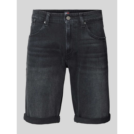 Szorty jeansowe o kroju slim fit z 5 kieszeniami model ‘RONNIE’ ze sklepu Peek&Cloppenburg  w kategorii Spodenki męskie - zdjęcie 171173667