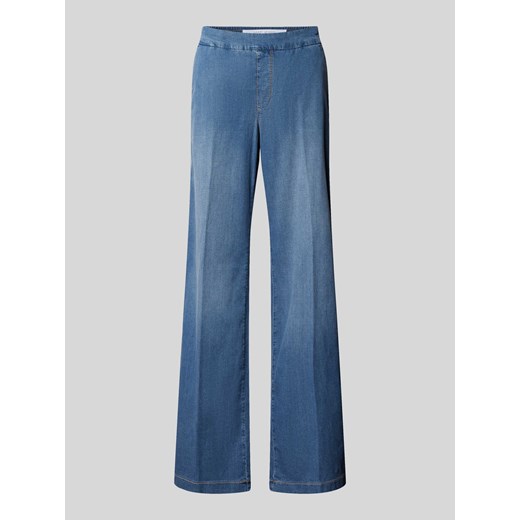 Spodnie o luźnym kroju z efektem denimu model ‘CHIARA’ ze sklepu Peek&Cloppenburg  w kategorii Jeansy damskie - zdjęcie 171173739