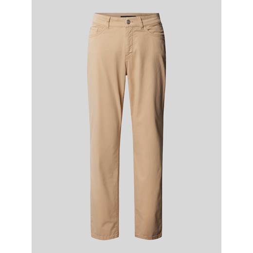 Spodnie o kroju slim fit w jednolitym kolorze model ‘SILEA’ ze sklepu Peek&Cloppenburg  w kategorii Spodnie damskie - zdjęcie 171173855
