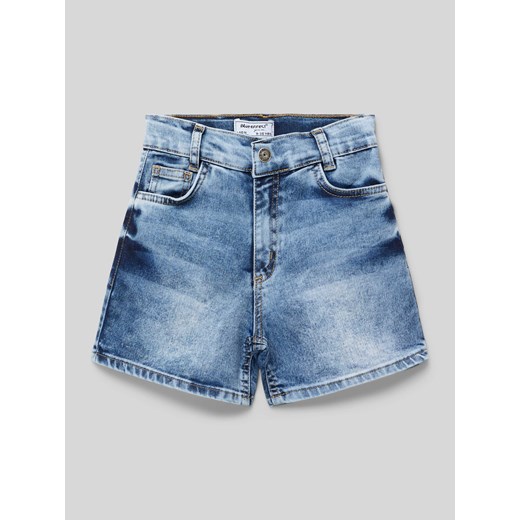 Szorty jeansowe z efektem znoszenia ze sklepu Peek&Cloppenburg  w kategorii Spodenki dziewczęce - zdjęcie 171174059