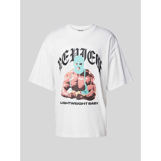 T-shirt z nadrukiem z motywem,logo i napisem ze sklepu Peek&Cloppenburg  w kategorii T-shirty męskie - zdjęcie 171174139