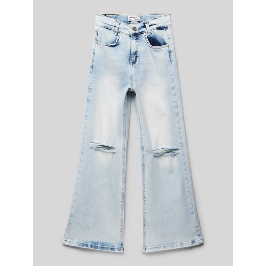 Jeansy z szeroką nogawką ze sklepu Peek&Cloppenburg  w kategorii Spodnie dziewczęce - zdjęcie 171174158