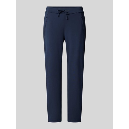 Spodnie o kroju tapered fit z wiązanym paskiem ze sklepu Peek&Cloppenburg  w kategorii Spodnie damskie - zdjęcie 171174177