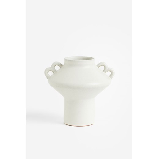 H & M - Mały wazon z terakoty - Biały ze sklepu H&M w kategorii Wazony - zdjęcie 171174727