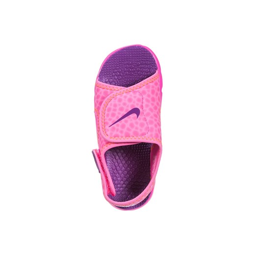 Nike Performance SUNRAY ADJUST 4 Sandały kąpielowe pink pow/bold berry/total orange zalando  na rzepy