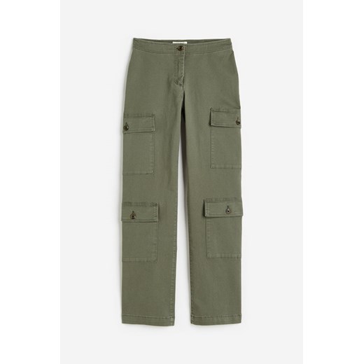 H & M spodnie męskie zielone 