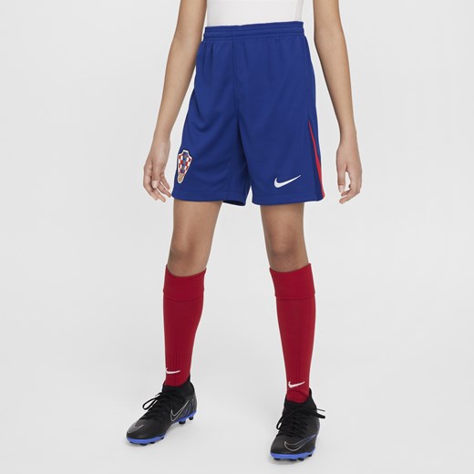 Spodenki piłkarskie dla dużych dzieci Nike Dri-FIT Chorwacja Stadium 2024/25 Nike XL okazyjna cena Nike poland