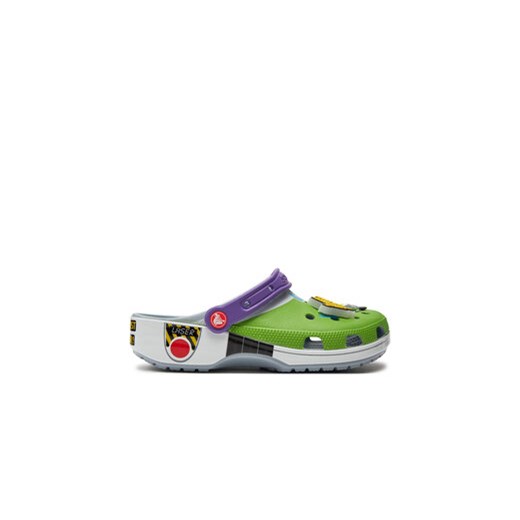 Crocs Klapki Toy Story Buzz Classic Clog 209545 Zielony ze sklepu MODIVO w kategorii Klapki dziecięce - zdjęcie 171177359