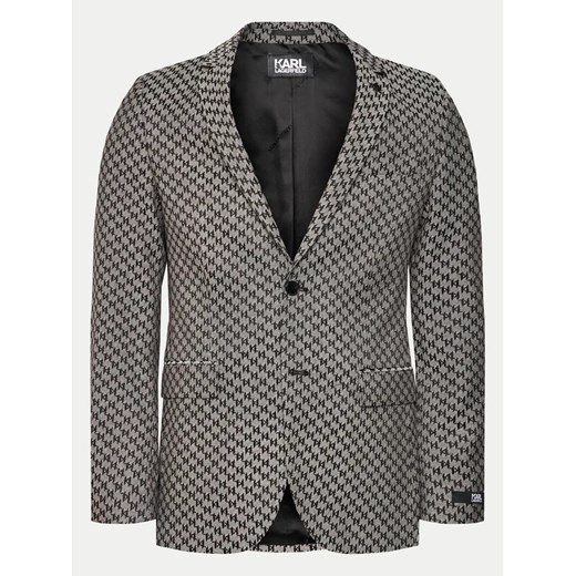 KARL LAGERFELD Marynarka 155200 542115 Czarny Slim Fit Karl Lagerfeld 48 wyprzedaż MODIVO