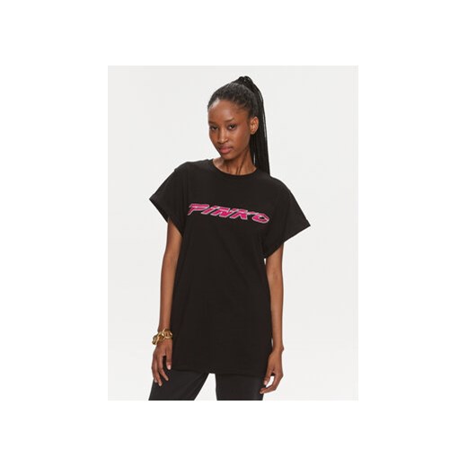 Pinko T-Shirt 103138 A1P7 Czarny Relaxed Fit ze sklepu MODIVO w kategorii Bluzki damskie - zdjęcie 171181305
