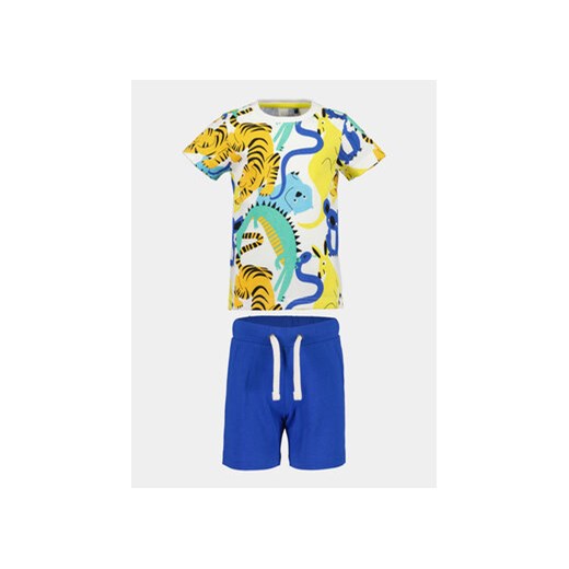 Blue Seven Komplet t-shirt i spodenki 826032 X Kolorowy Regular Fit ze sklepu MODIVO w kategorii Komplety chłopięce - zdjęcie 171181706