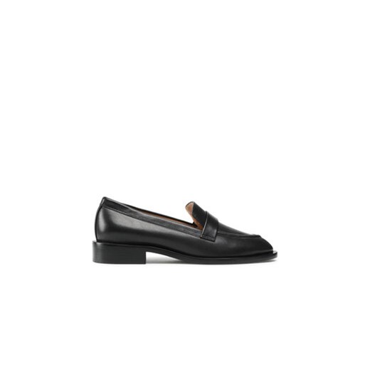 Stuart Weitzman Lordsy Palmer Sleek Loafer S5987 Czarny ze sklepu MODIVO w kategorii Lordsy damskie - zdjęcie 171181807