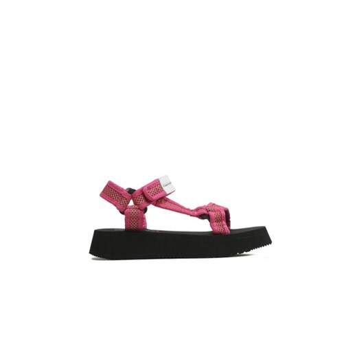 Calvin Klein Jeans Sandały Prefresato Sandal Webbing Mesh YW0YW00969 Różowy ze sklepu MODIVO w kategorii Sandały damskie - zdjęcie 171181838
