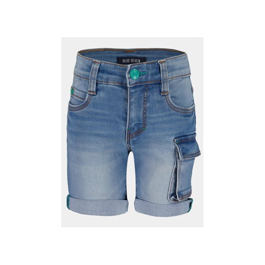 Blue Seven Szorty jeansowe 840078 X Niebieski Regular Fit ze sklepu MODIVO w kategorii Spodenki chłopięce - zdjęcie 171182396