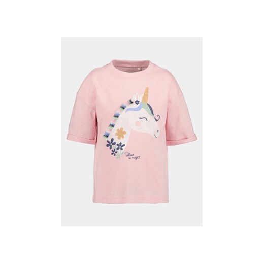 Blue Seven T-Shirt 702308 X Różowy Regular Fit ze sklepu MODIVO w kategorii Bluzki dziewczęce - zdjęcie 171182587