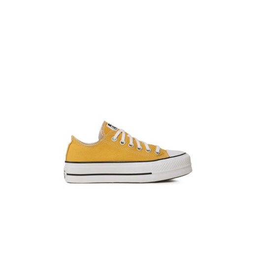 Converse Trampki Ctas Lift Ox A03057C Żółty ze sklepu MODIVO w kategorii Trampki damskie - zdjęcie 171182728